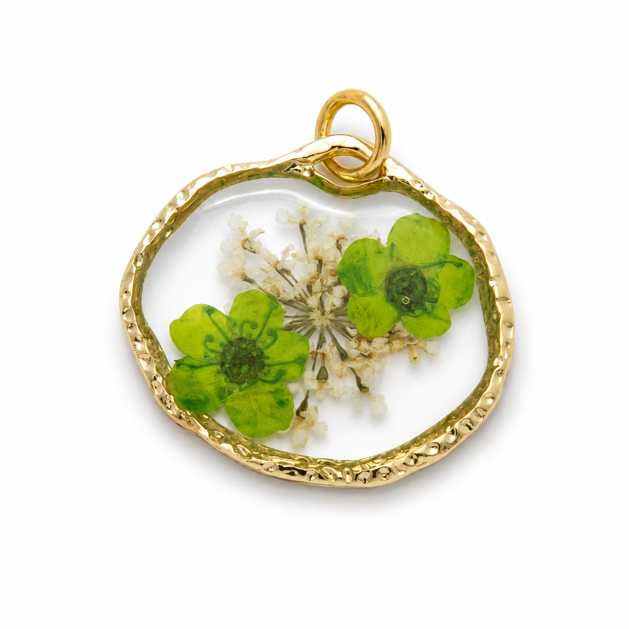 Petal Halo Charm – 18K Gold Filled