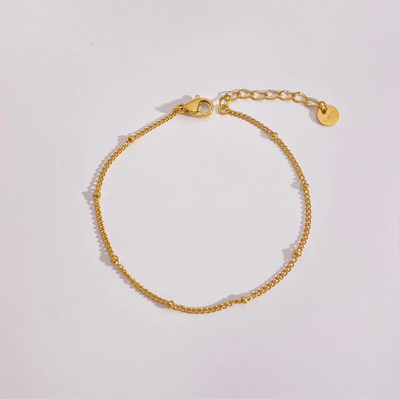 Women's Gold-Plated Stainless Steel Bracelet
