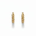 Golden Twist hoops-24K Gold Filled
