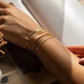 Women's Gold-Plated Stainless Steel Bracelet